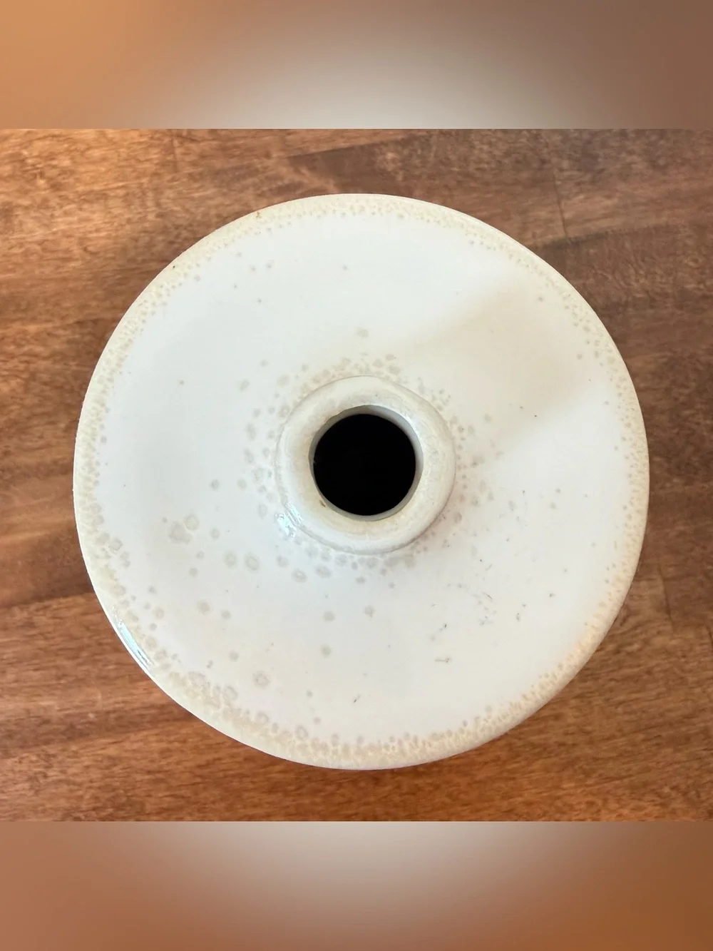 Magnolia Julia Tall Vase Cream Reactive Glaze Ceramic Modern Farmhouse